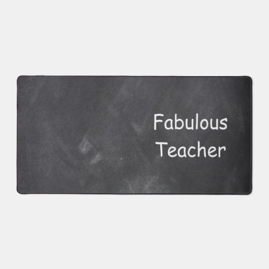 Fabulous Teacher Chalkboard Class Decoration Bureaumat (Voorkant)