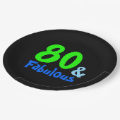 Fabulous Tropical Birthday Papieren Bordje (Gekanteld)