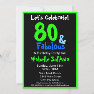 Fabulous Tropical Birthday Party Invitation Kaart