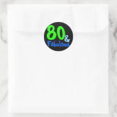 Fabulous Tropical Birthday Ronde Sticker (Tas)