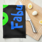 Fabulous Tropical Birthday Theedoek (Quarter Fold)
