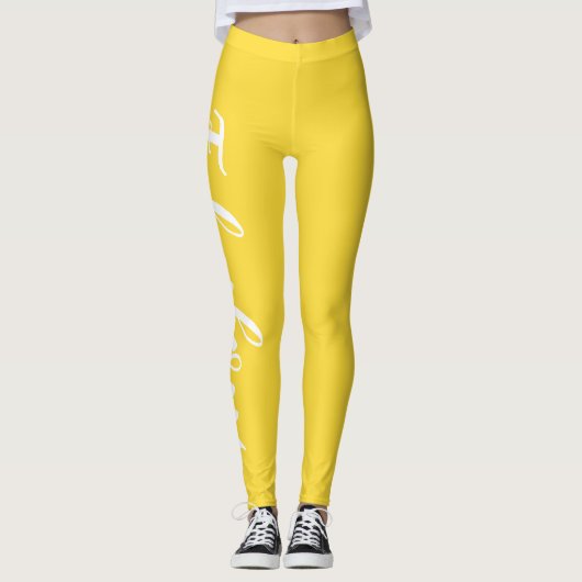 Fabulous Typografie Leggings (Voorkant)