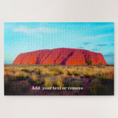 Fabulous uitzicht of Uluru, of Ayers Rock, Austral Legpuzzel (Horizontaal)