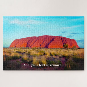 Fabulous uitzicht of Uluru, of Ayers Rock, Austral Legpuzzel