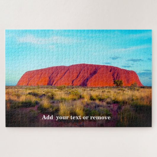 Fabulous uitzicht of Uluru, of Ayers Rock, Austral Legpuzzel (Horizontaal)