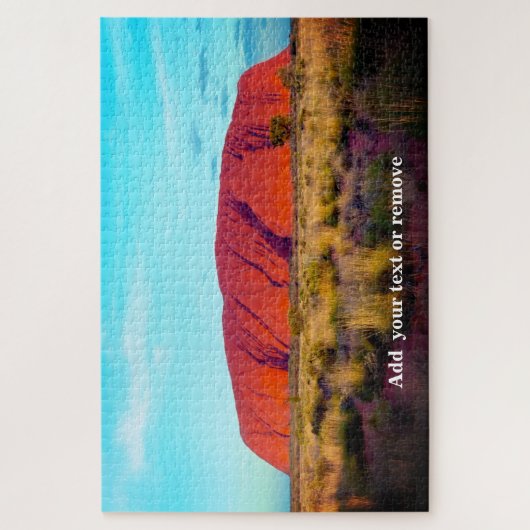 Fabulous uitzicht of Uluru, of Ayers Rock, Austral Legpuzzel (Verticaal)