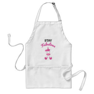 Fabulous Unicorn Gay Pride Stay Fabulous Unicorn Standaard Schort