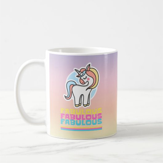 Fabulous Unicorn Koffiemok (Links)