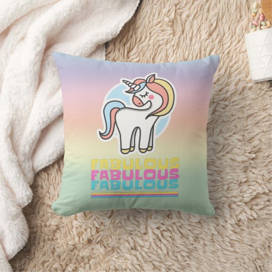 Fabulous Unicorn Kussen (Deken)