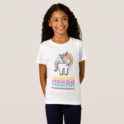 Fabulous Unicorn T-shirt (Voorkant volledig)