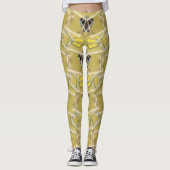 Fabulous Vegas Gold Ingelijst in Goud Patroon Leggings (Voorkant)