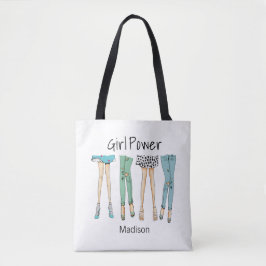 Fabulous Voeten "Meisje Power" Tote Bag