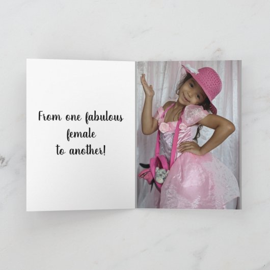 FABULOUS VROUW MOEDERDAG kaart (Binnen)