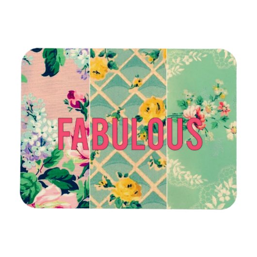 Fabulous  wallpaper collage magneet (Horizontaal)