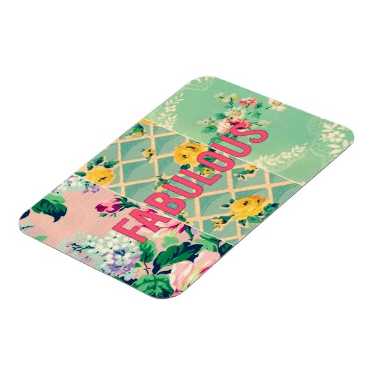 Fabulous  wallpaper collage magneet (Linkerzijde)