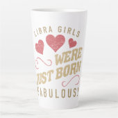 Fabulous Weegschaal voor vrouwen Latte Mok (Voorkant)