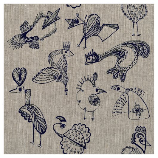 Fabulvogels Stof (Swatch)