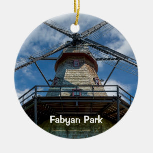 Fabyan Park Nederlandse Smockmolen Keramisch Ornament