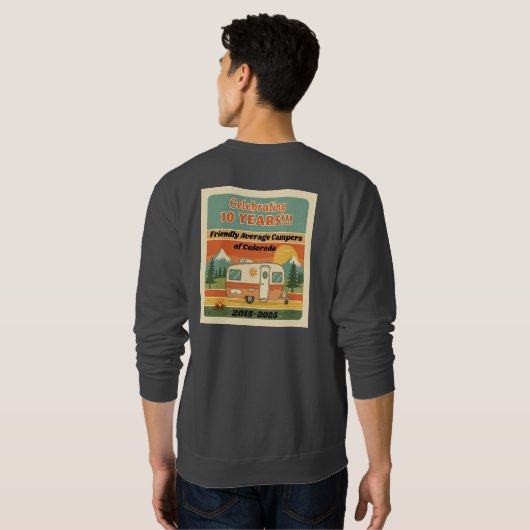 FAC 10 jaar grijs sweatshirt (Achterkant volledig)