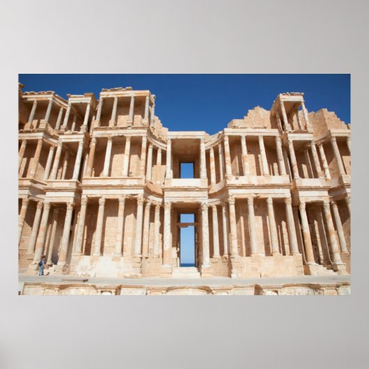 Facade And Stage Of Roman Amphitheater Poster (Voorkant)