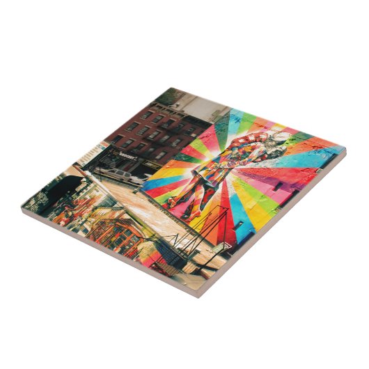 Facade Graffiti Tegeltje (Zijkant)