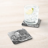 Facade of the Hotel Drouot, Parijs, c.1852 (engrav Drankjes Onderzetter (Rechterzijde)