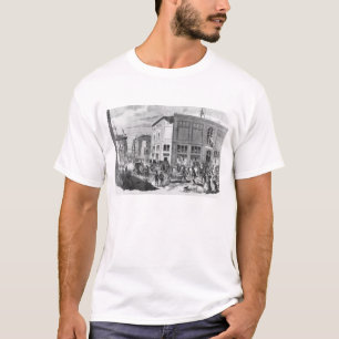 Facade of the Hotel Drouot, Parijs, c.1852 (engrav T-shirt