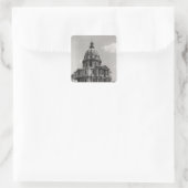 Facade van de Kerk van St. Louis Vierkante Sticker (Tas)