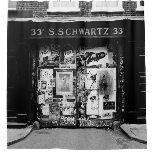 FACADE VAN DE OUDE WINKEL OP DE STREET DOUCHEGORDIJN (Voorkant)