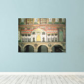 Facade van de Palazzo di Teodorico, 527-99 Canvas Afdruk (Insitu (Houten vloer))