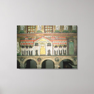 Facade van de Palazzo di Teodorico, 527-99 Canvas Afdruk