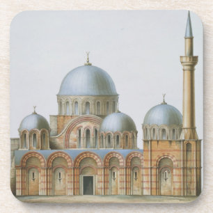 Facade van Kahrije Dzamissi, de kerk van de Savi Onderzetter