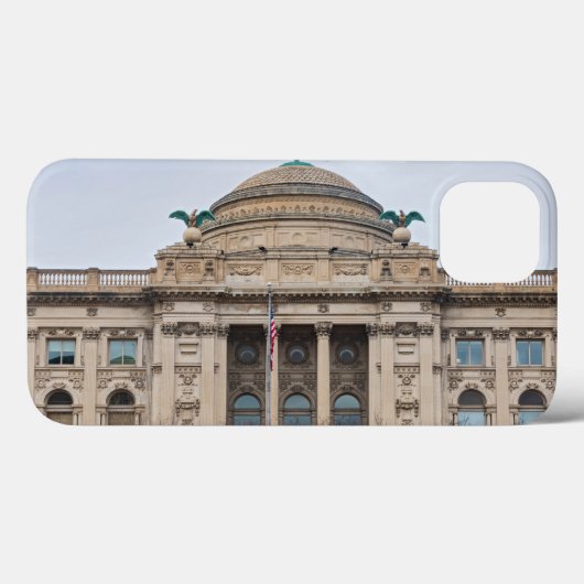 façade van landmark milwaukee public library Case-Mate iPhone case (Achterkant (horizontaal))