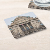 façade van landmark milwaukee public library kartonnen onderzetters (Schuin)