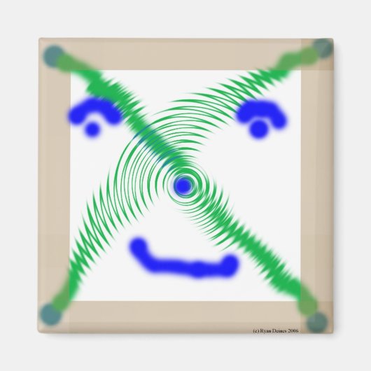 Face 11-magneet magneet (Voorkant)