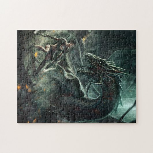 Face a Dragon Puzzle Legpuzzel (Horizontaal)