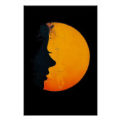 Face and Moon Perfect Poster (Voorkant)