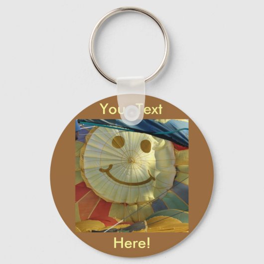 Face-ballon. Sleutelhanger (Voorkant)