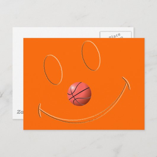 FACE BASKETBALL BRIEFKAART (Voorkant / Achterkant)