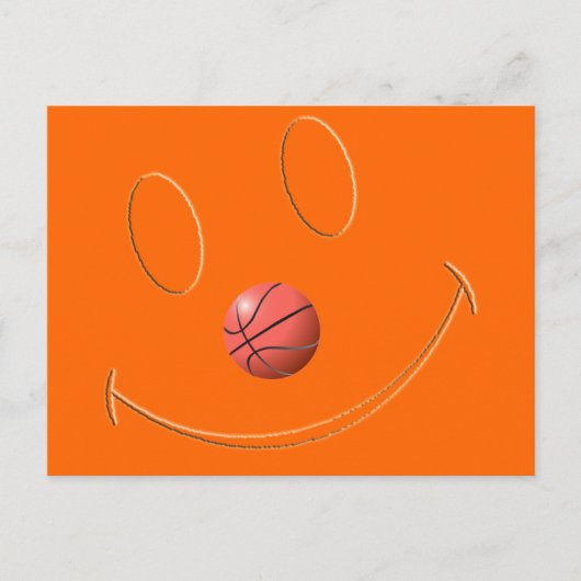 FACE BASKETBALL BRIEFKAART (Voorkant)