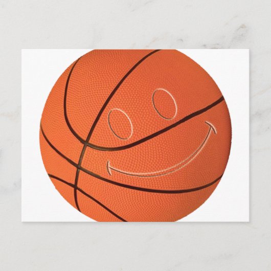 FACE BASKETBALL BRIEFKAART (Voorkant)