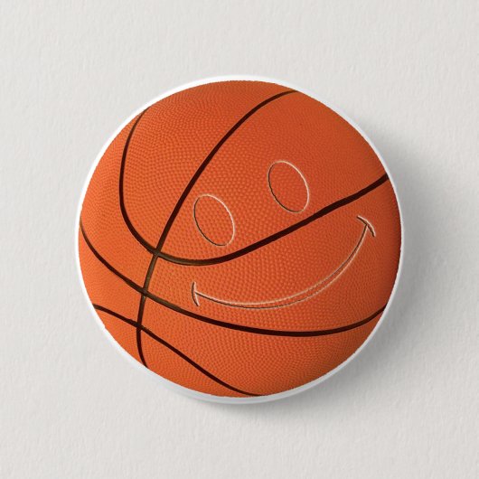 FACE BASKETBALL RONDE BUTTON 5,7 CM (Voorkant)