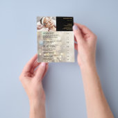 FACE-BEHANDELING Beauty Salon 4,5 x 5,6 inch Flyer (Hand)