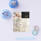 FACE-BEHANDELING Beauty Salon 4,5 x 5,6 inch Flyer (Enkel)