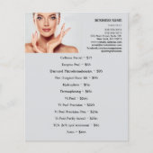 FACE-BEHANDELING Beauty Salon 4,5 x 5,6 inch Flyer (Voorkant)