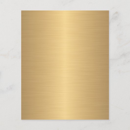 FACE-BEHANDELING Beauty Salon 4,5 x 5,6 inch Flyer (Achterkant)