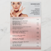 FACE-BEHANDELING Beauty Salon flyer (Voorkant)