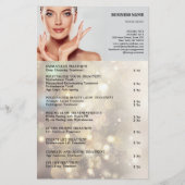 FACE-BEHANDELING Beauty Salon flyer (Voorkant)
