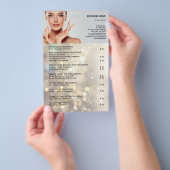 FACE-BEHANDELING Beauty Salon flyer (Hand)