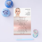 FACE-BEHANDELING Beauty Salon flyer (Enkel)